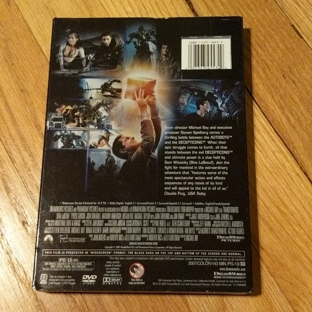 Transformers DVD - Picture 2 of 6